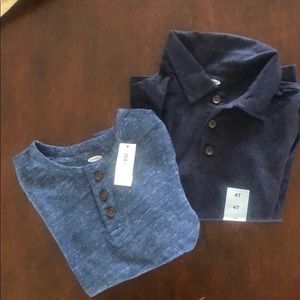 Boys crew neck and polo